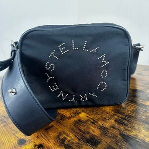 Stella‎ McCartney Black Nylon Camera Bag Crossbody